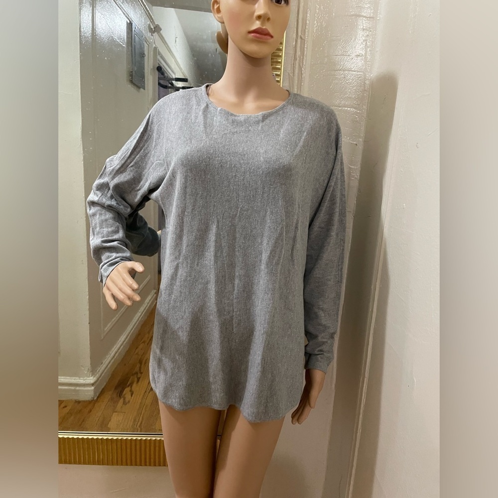 Michael Kors Heather Gray Knit Top